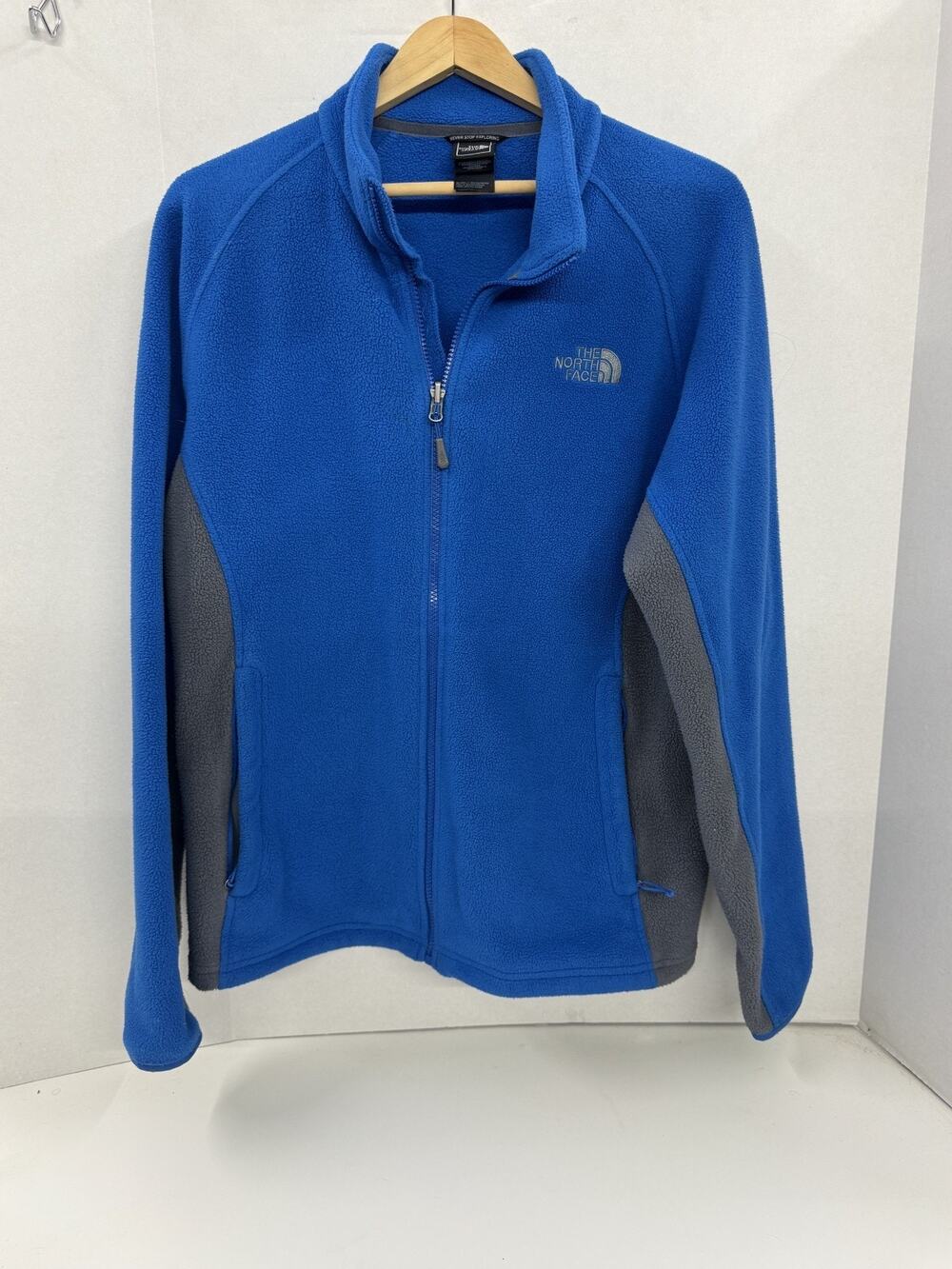 The North Face Glacier Full Zip Fleece Jacket Men's M Blue